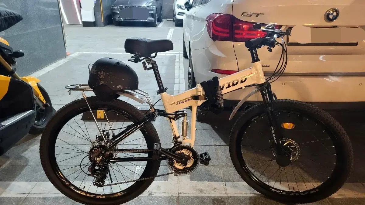 mtb 풀샥 접이식 자전거+정품 안장+브레이크패드,브레이크선