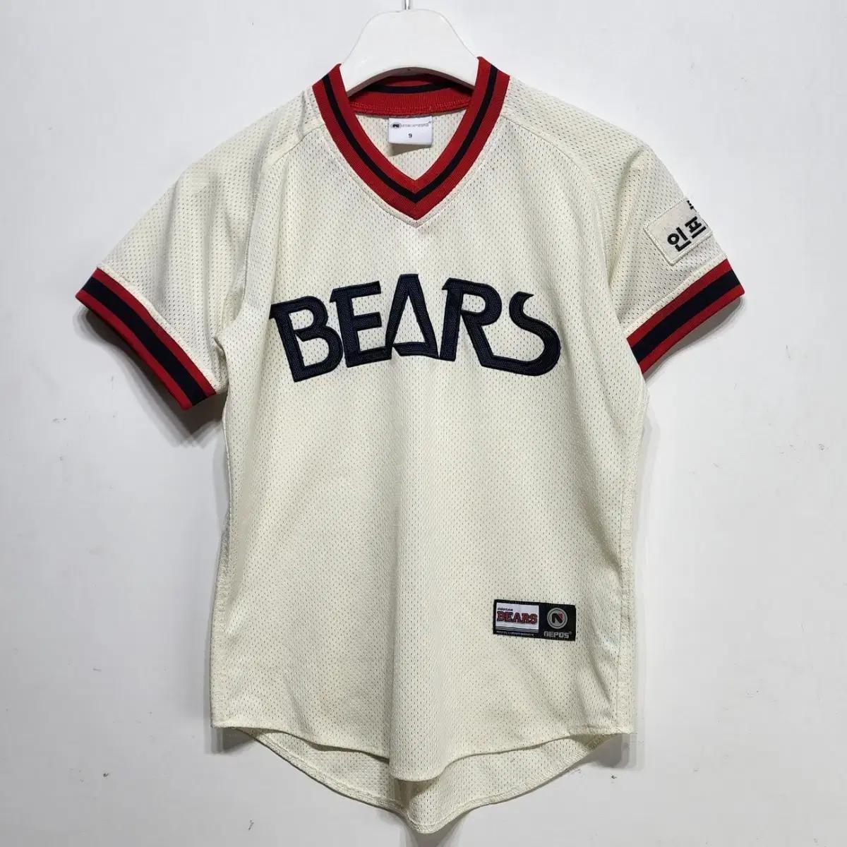 두산베어스 DOO SAN BEARS 노마킹 올드 유니폼 아동9세