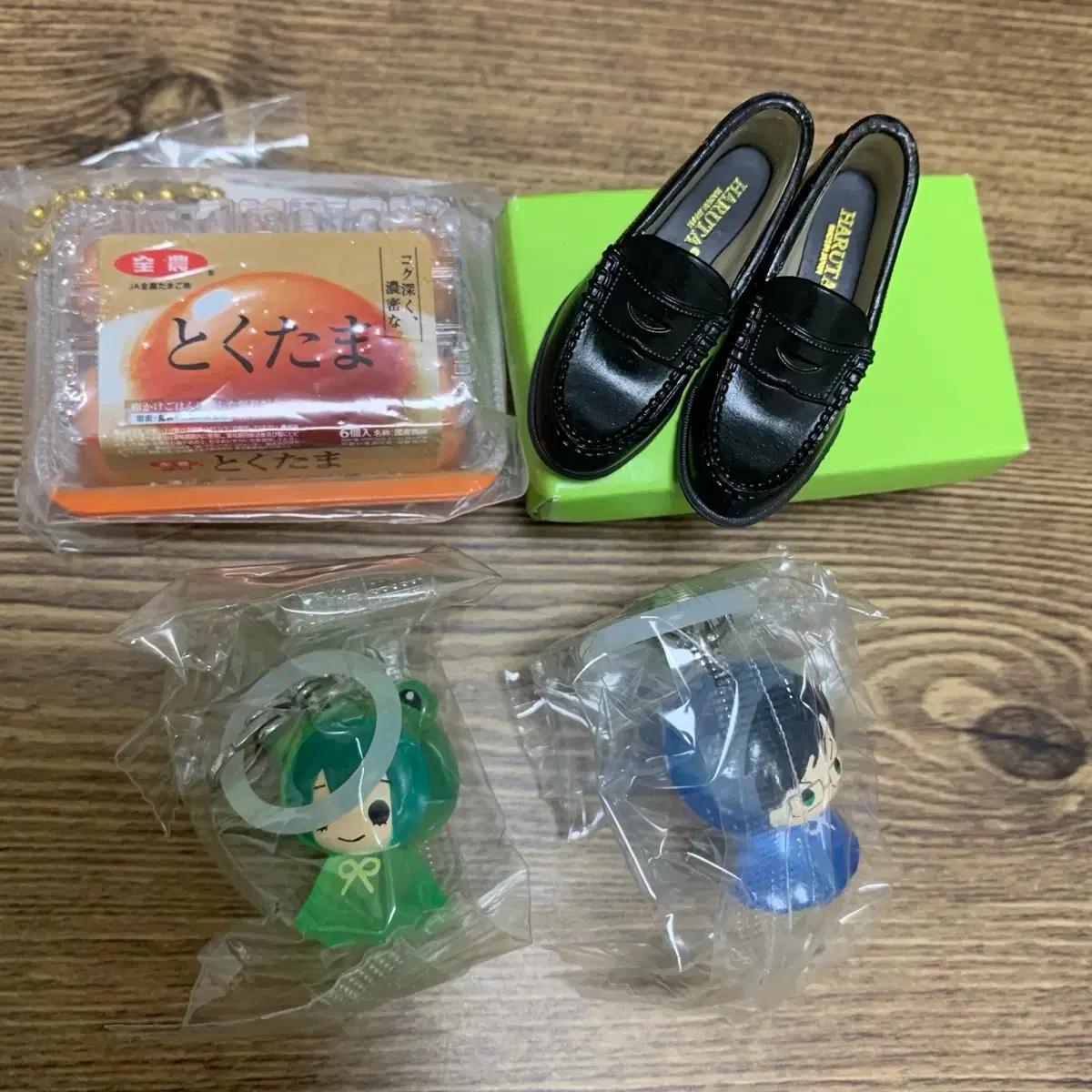 일괄판매) 계란 팩 하루타 로퍼 히로아카 메지루시 가챠 피규어 키링