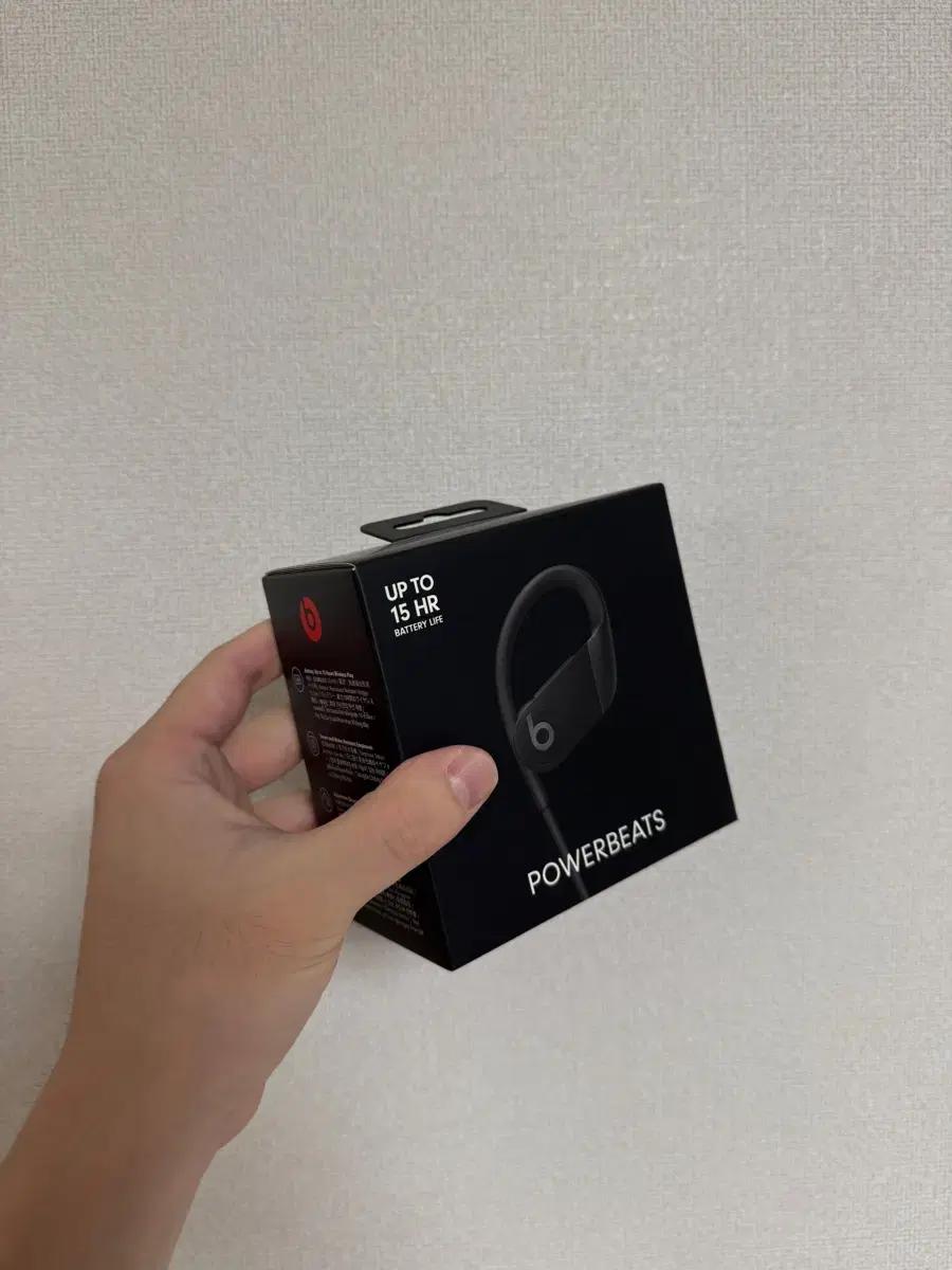 PowerBeats(파워비츠)4 블루투스 이어폰 블랙 풀박스