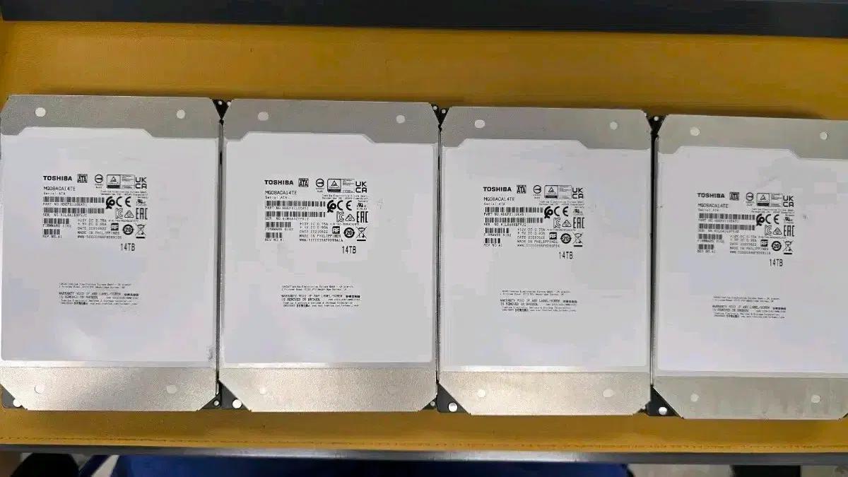 TOSHIBA 14TB HDD 엔터프라이즈 하드 팝니다.