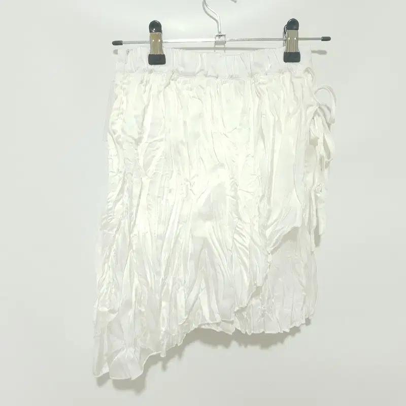 발레코어 새틴 랩 리본 스커트 F_S0486