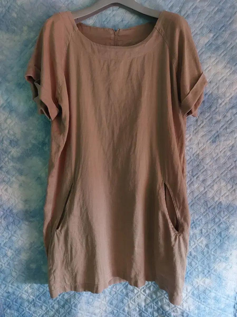 리넨 미니원피스