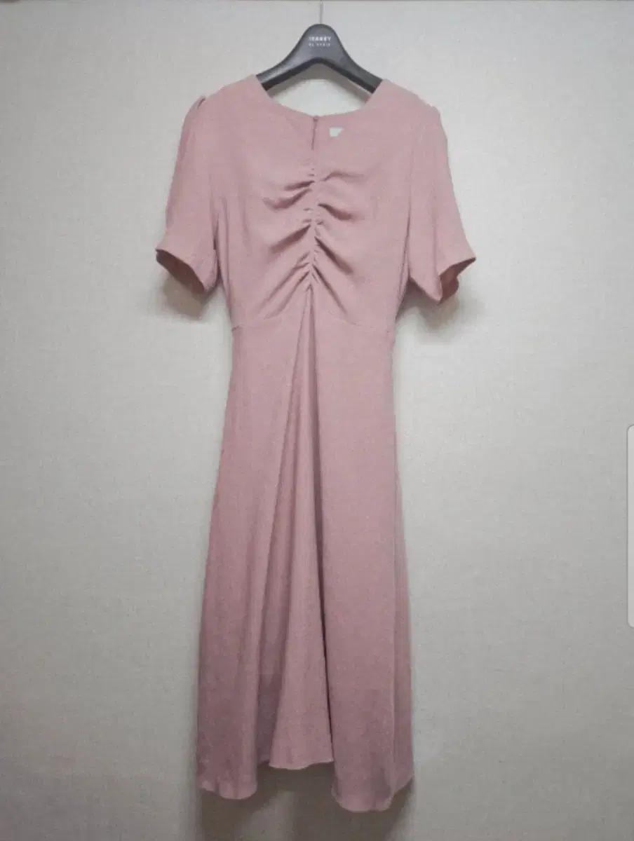 베니토 린넨 퍼프소매 롱 원피스 판매합니다