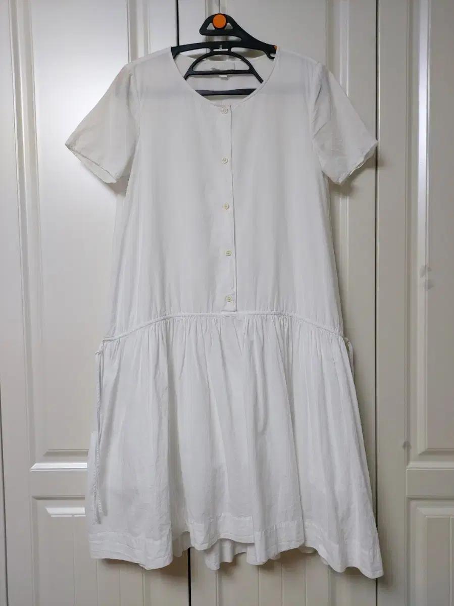 여성 코스 COS 화이트코튼원피스55 여름롱원피스