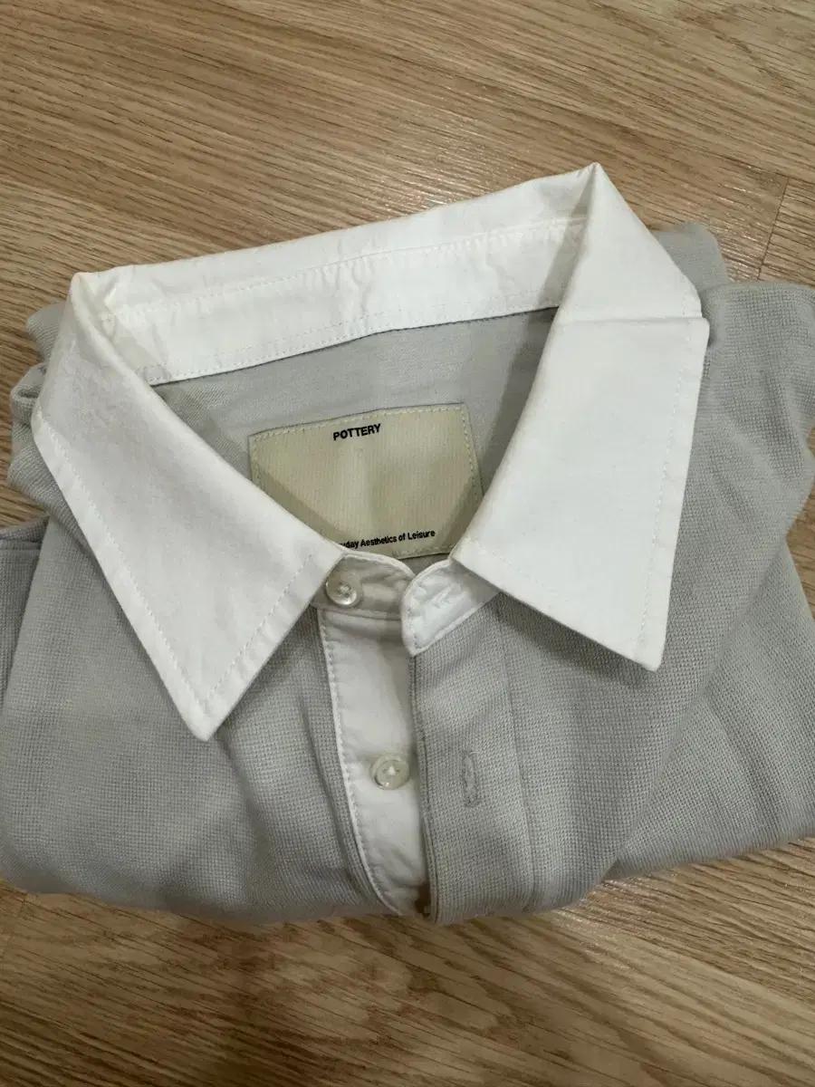 [새제품] 포터리 럭비 폴로 티셔츠 4 그레이