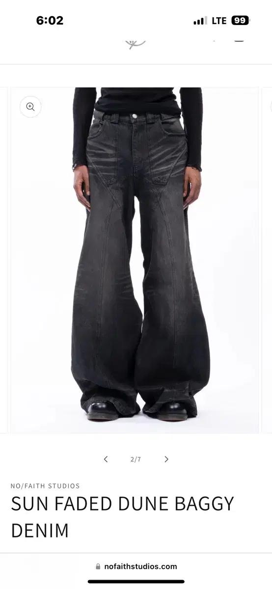 Nofaith studio SUN FADED BAGGY DENIM