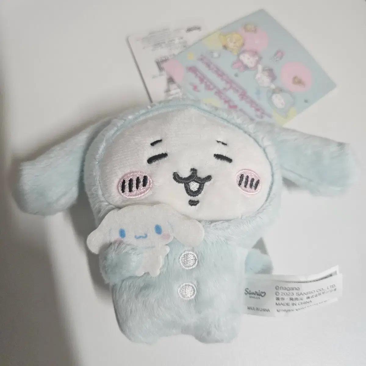 정품)치이카와 시나모롤 인형/산리오 치이카와 콜라보/먼작귀/인형/