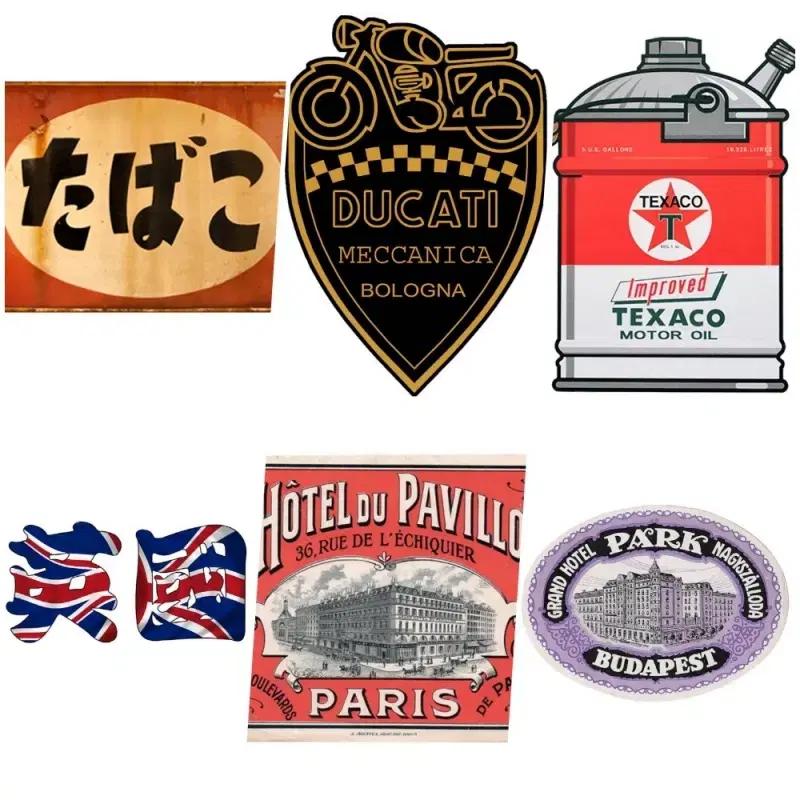 GADACOMPANY 노트북 자동차 캐리어 캠핑 스티커 6종세트 A587