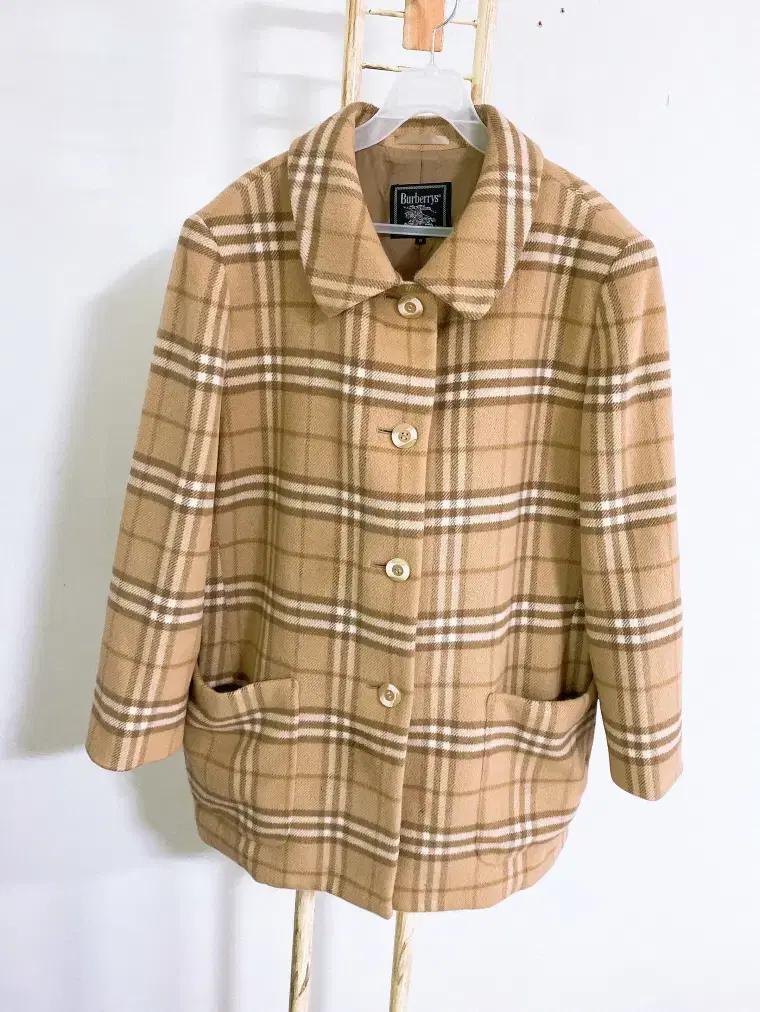 (여성100)버버리노바체크루즈핏울100%코트