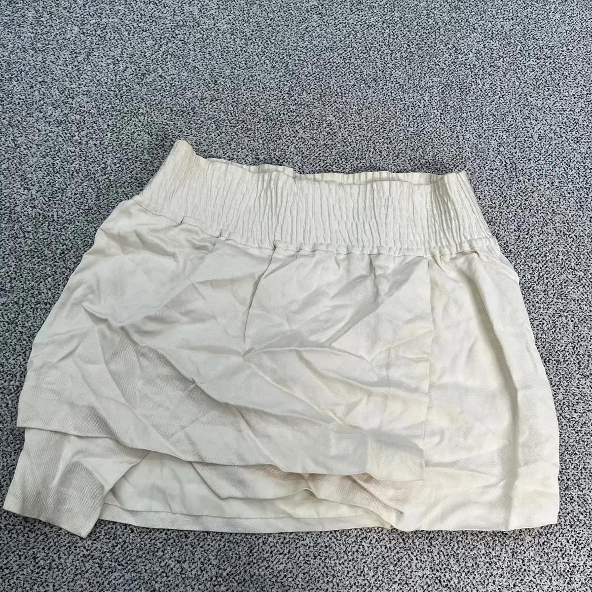 EU 32 아크네스튜디오 린넨 블렌드 스커트 치마 (얼룩이염) 0801H