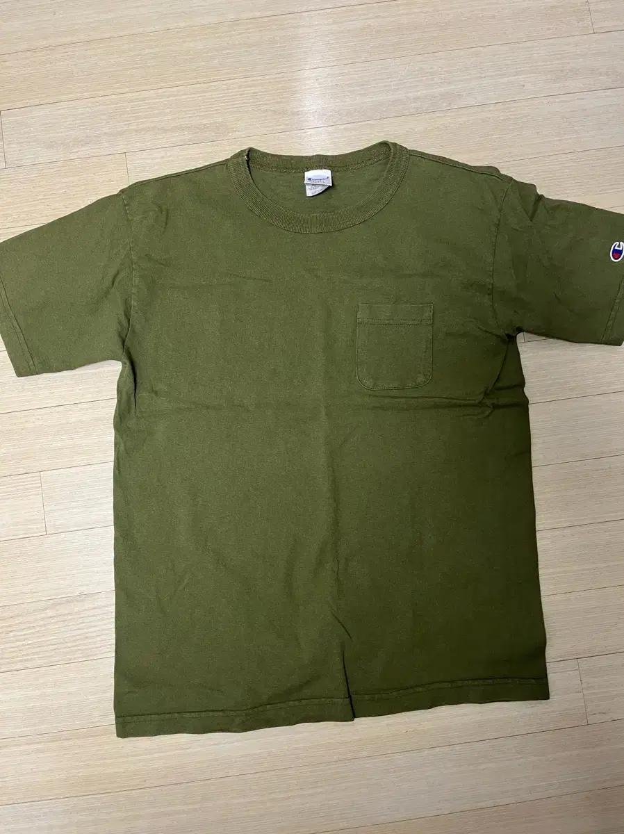 챔피온 포켓 티셔츠 made in usa