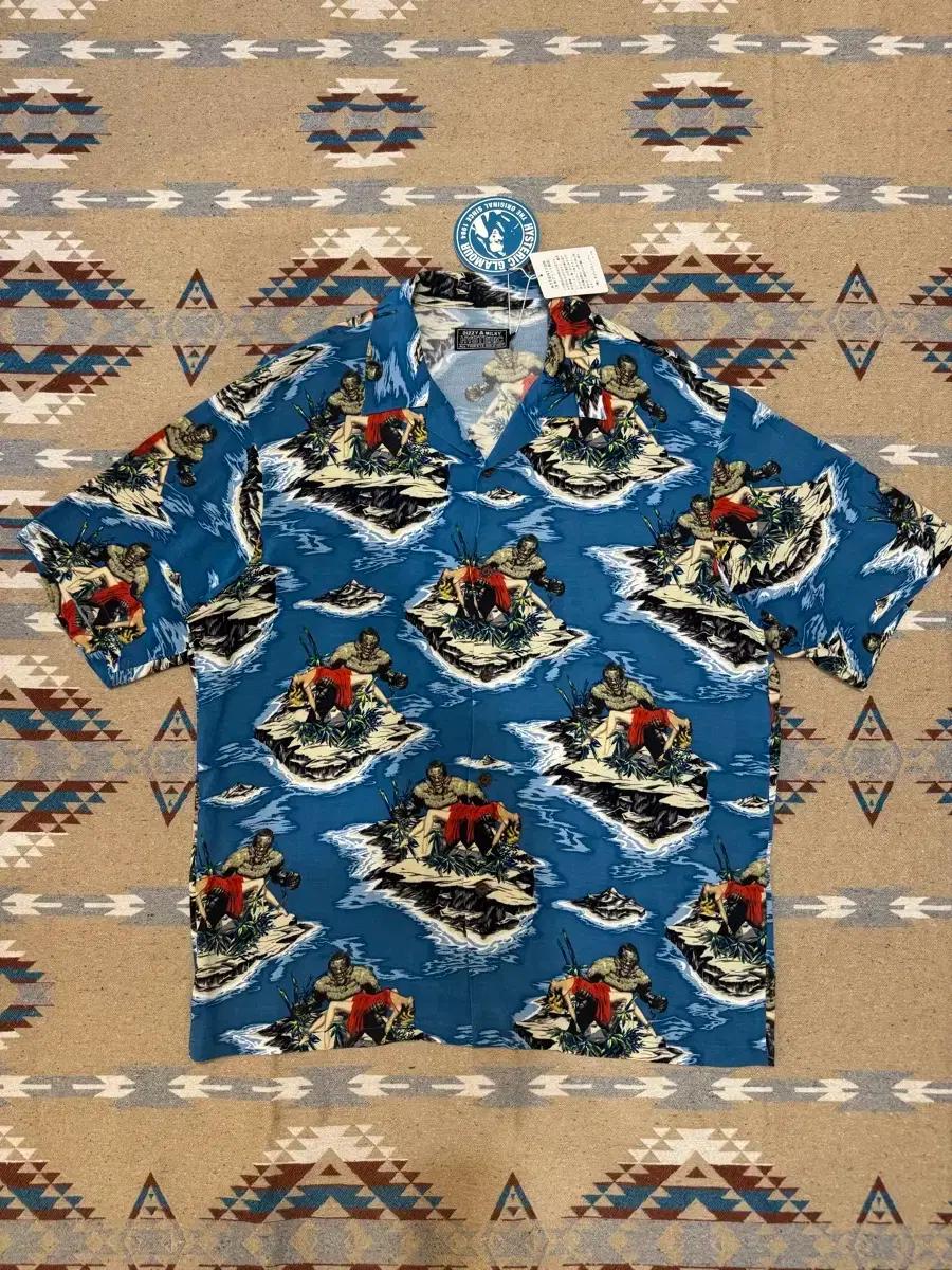 [L] 히스테릭글래머 SWAMP MAIDEN 알로하 셔츠