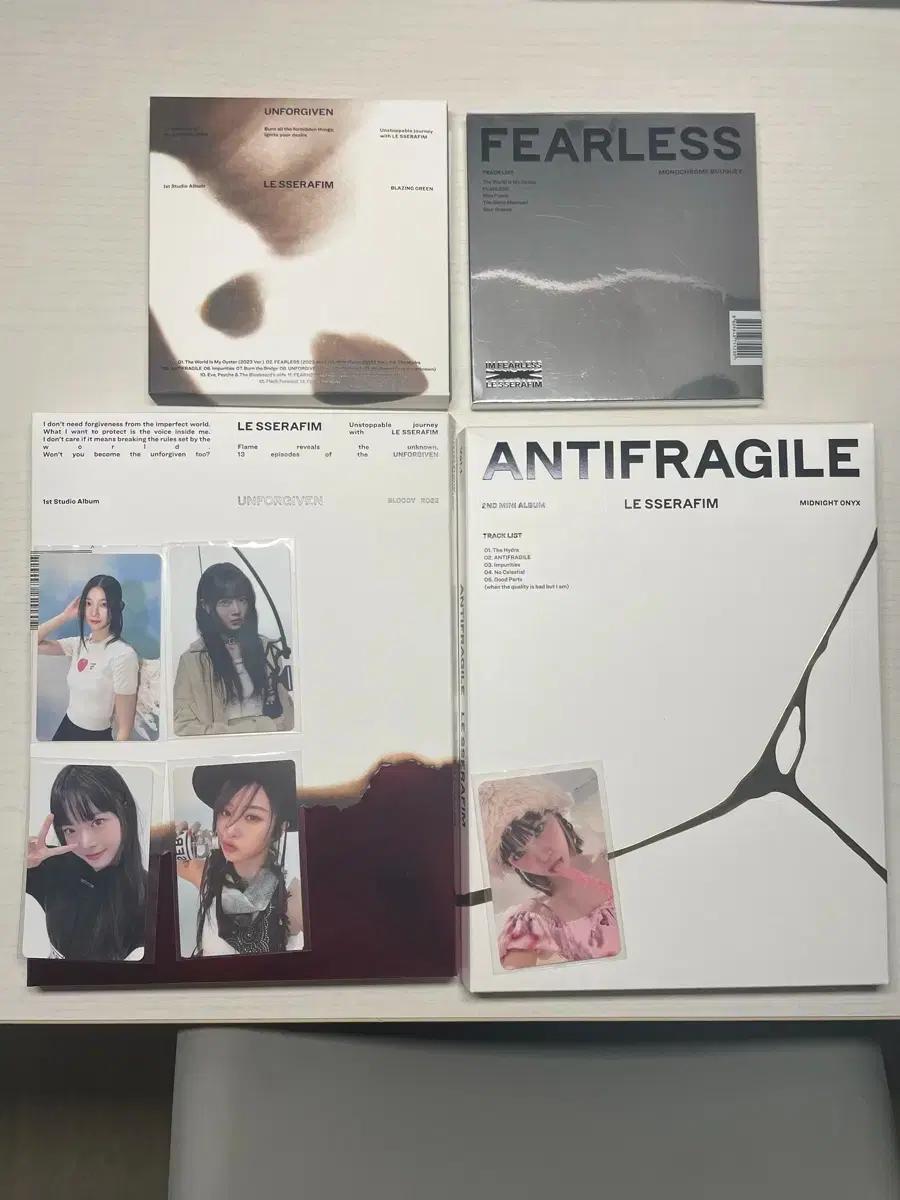 르세라핌 언포기븐 안티 개봉앨범 포카