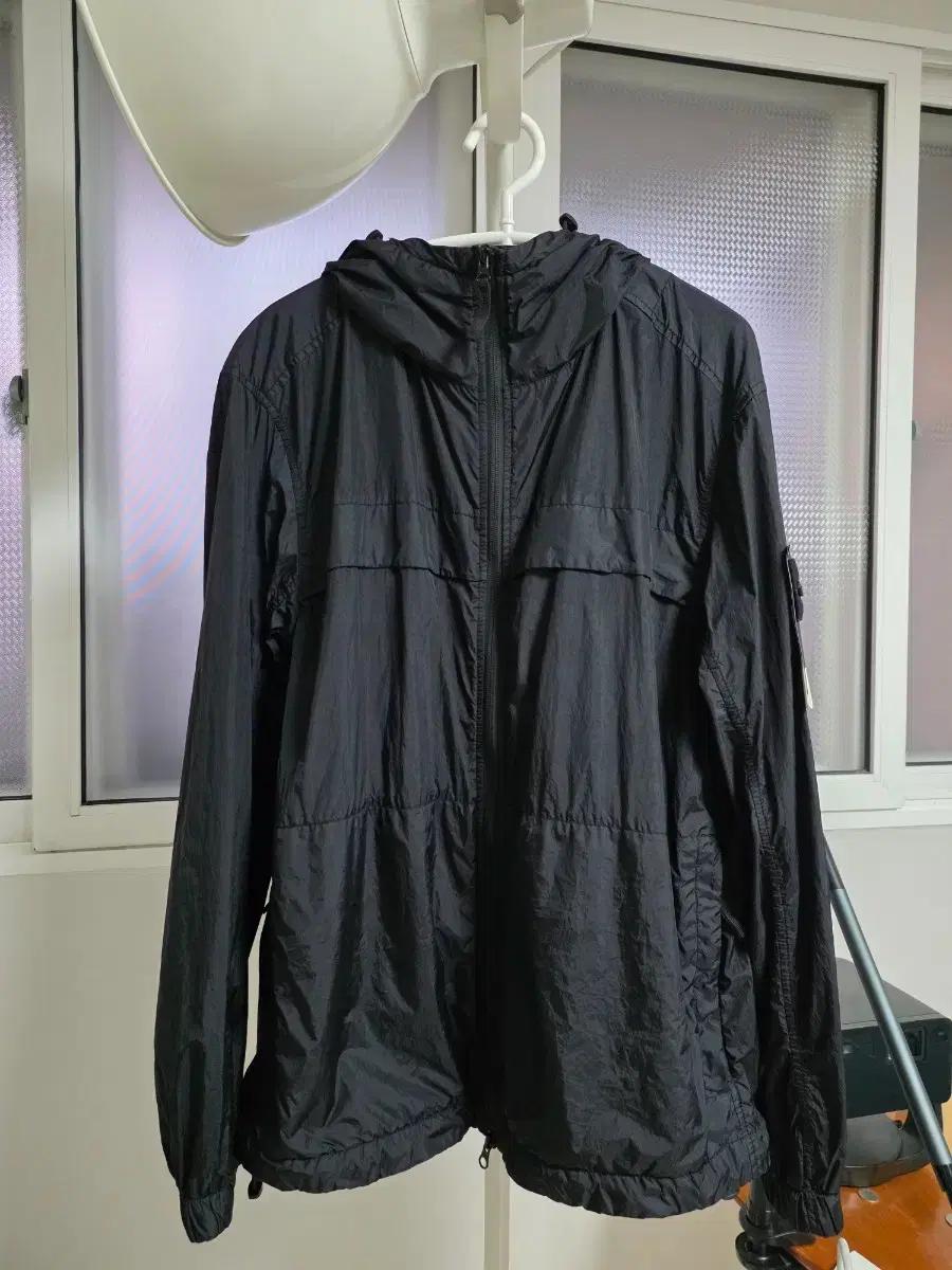 스톤아일랜드 가먼트 크링클랩스 리나일론 자켓 블랙 L(새상품)