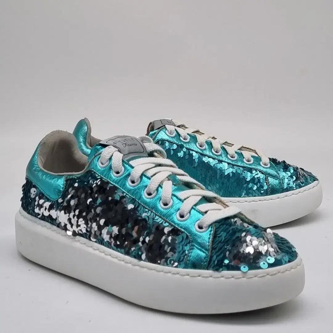 폰트 시레나 스팽글 여성스니커즈235