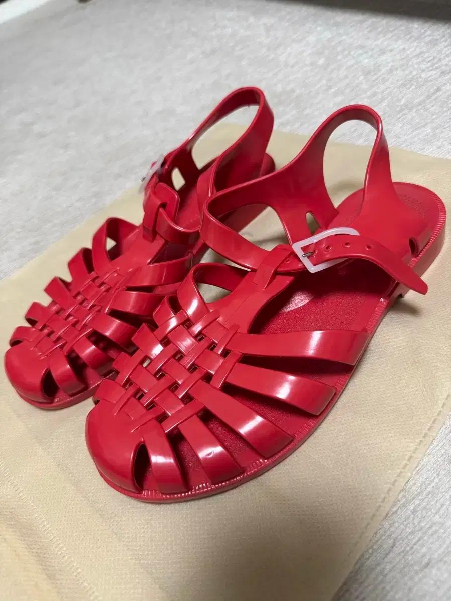 메듀즈 젤리 슈즈 37