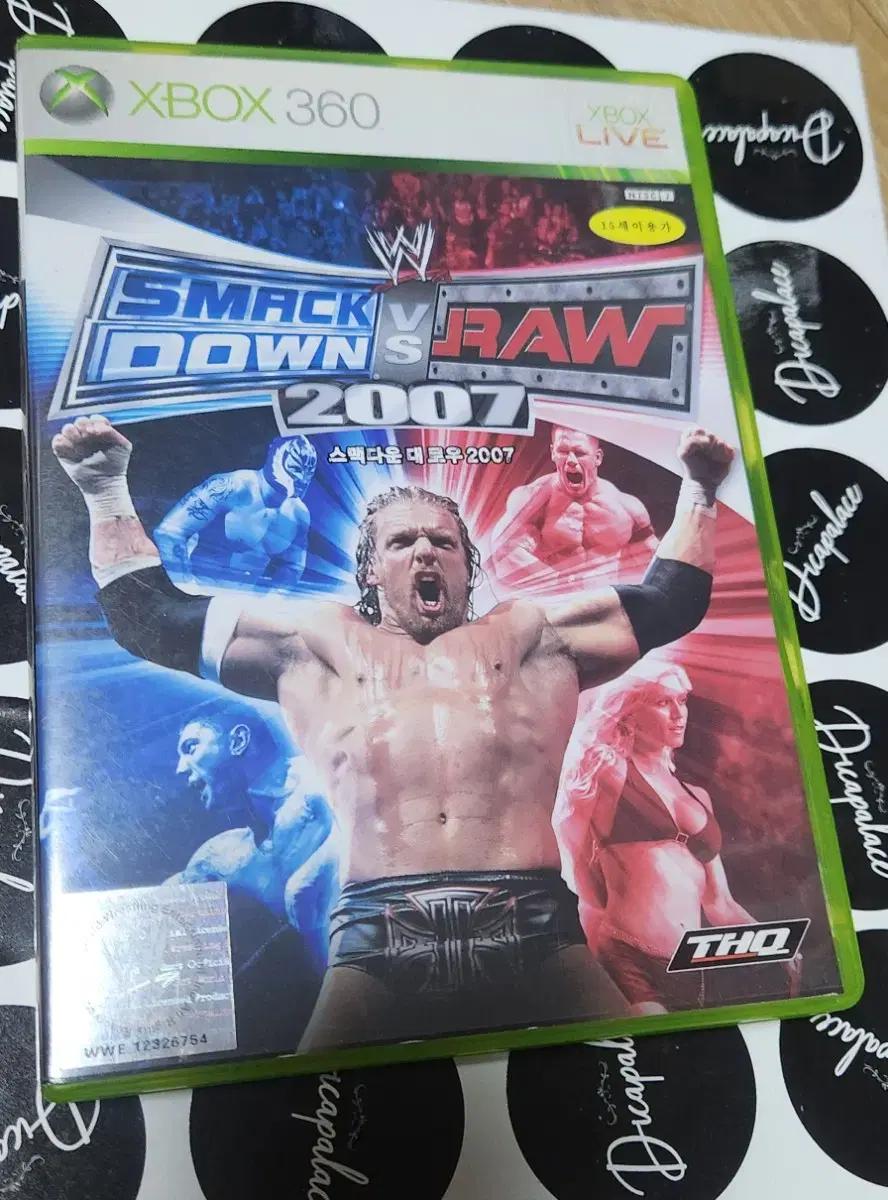 [희귀] 엑스박스360 스맥다운 대 로우 XBOX360 게임타이틀 cd