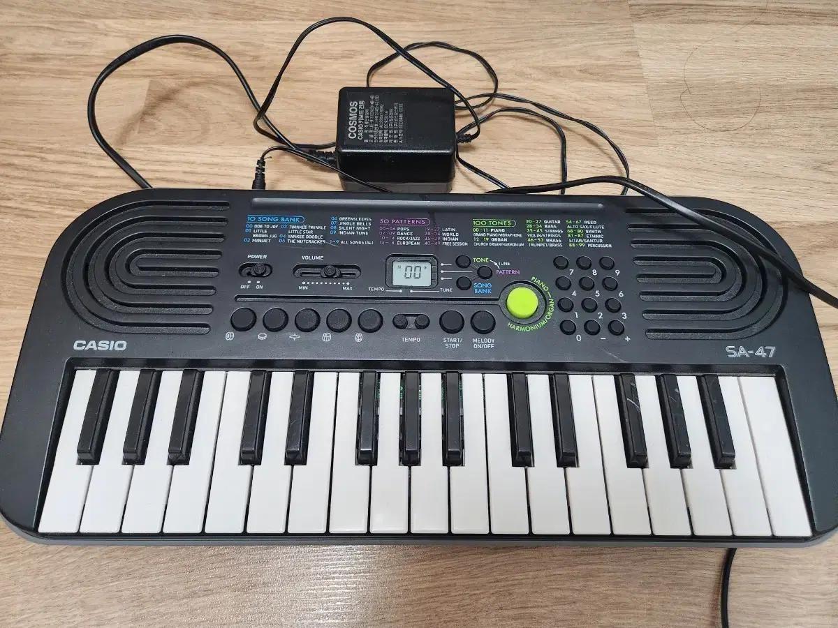 CASIO SA-47 전자 피아노 신디사이저 양도 판매