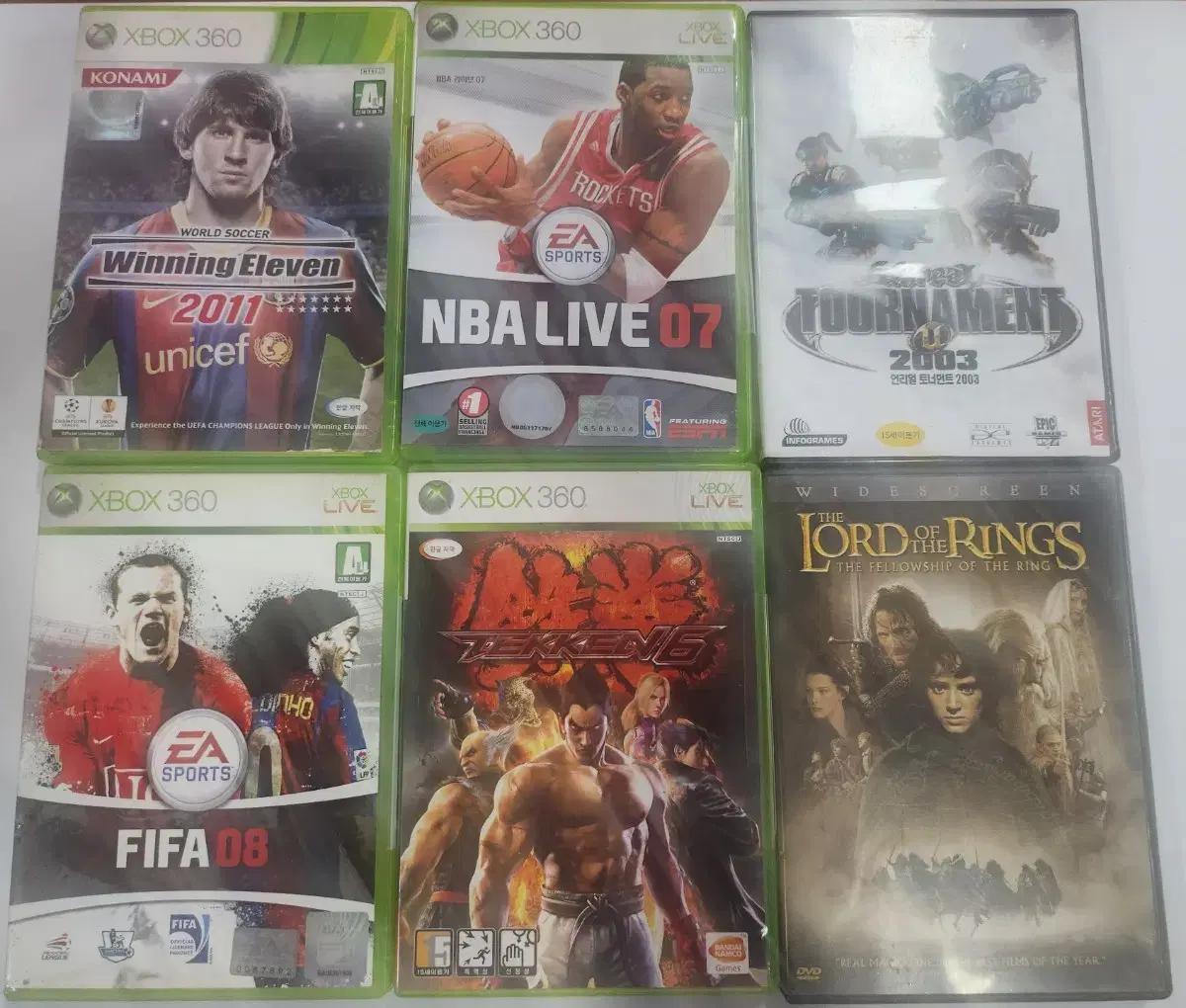 XBOX 360 게임시디등 판매