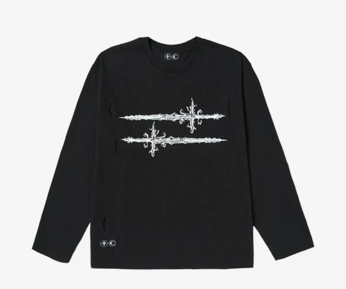 떠그클럽 크로스T 긴팔 티셔츠