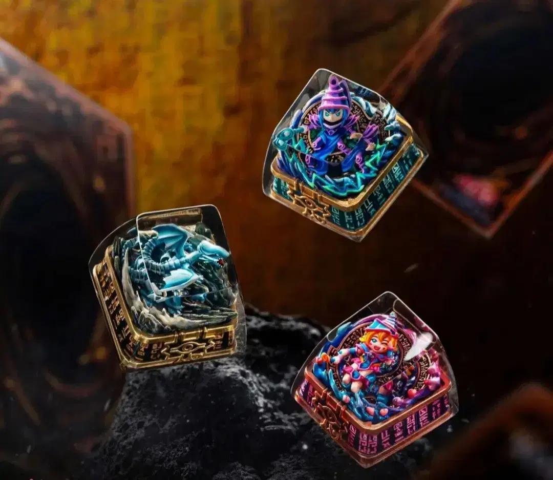 유희왕 드워프 팩토리 아티산 키보드 키캡 3종 미개봉 팝니다ㅍㅍ