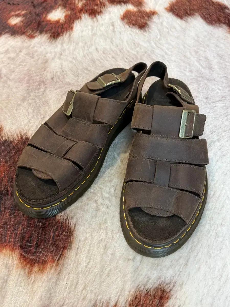 Dr. Martens 닥터마틴 플래쉬 샌들 브라운 42(270mm)