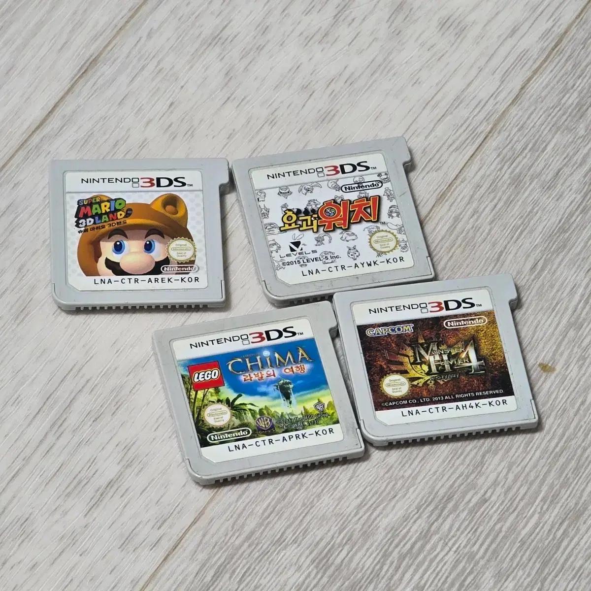 닌텐도 3DS 게임 모음 (마리오, 레고, 몬헌)