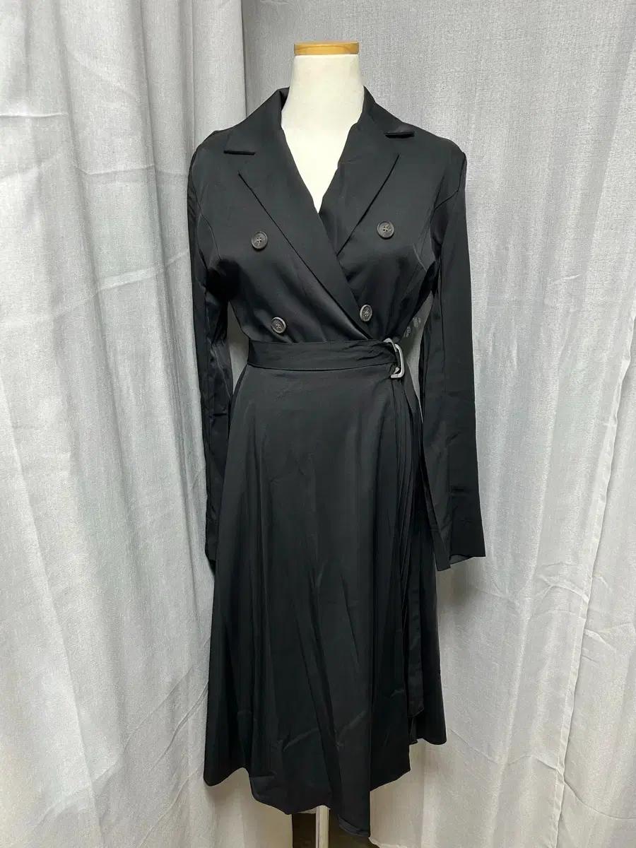 하객룩추천/자켓 플리츠 롱 원피스