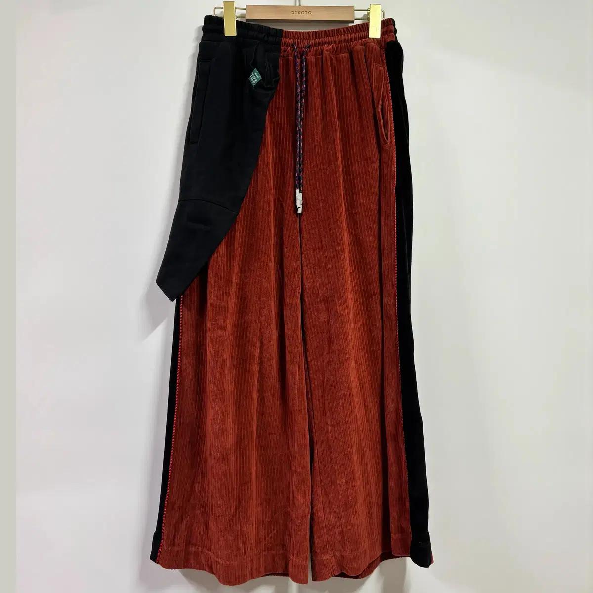 [36] 메종 미하라 야스히로 도킹 와이드 트랙 팬츠