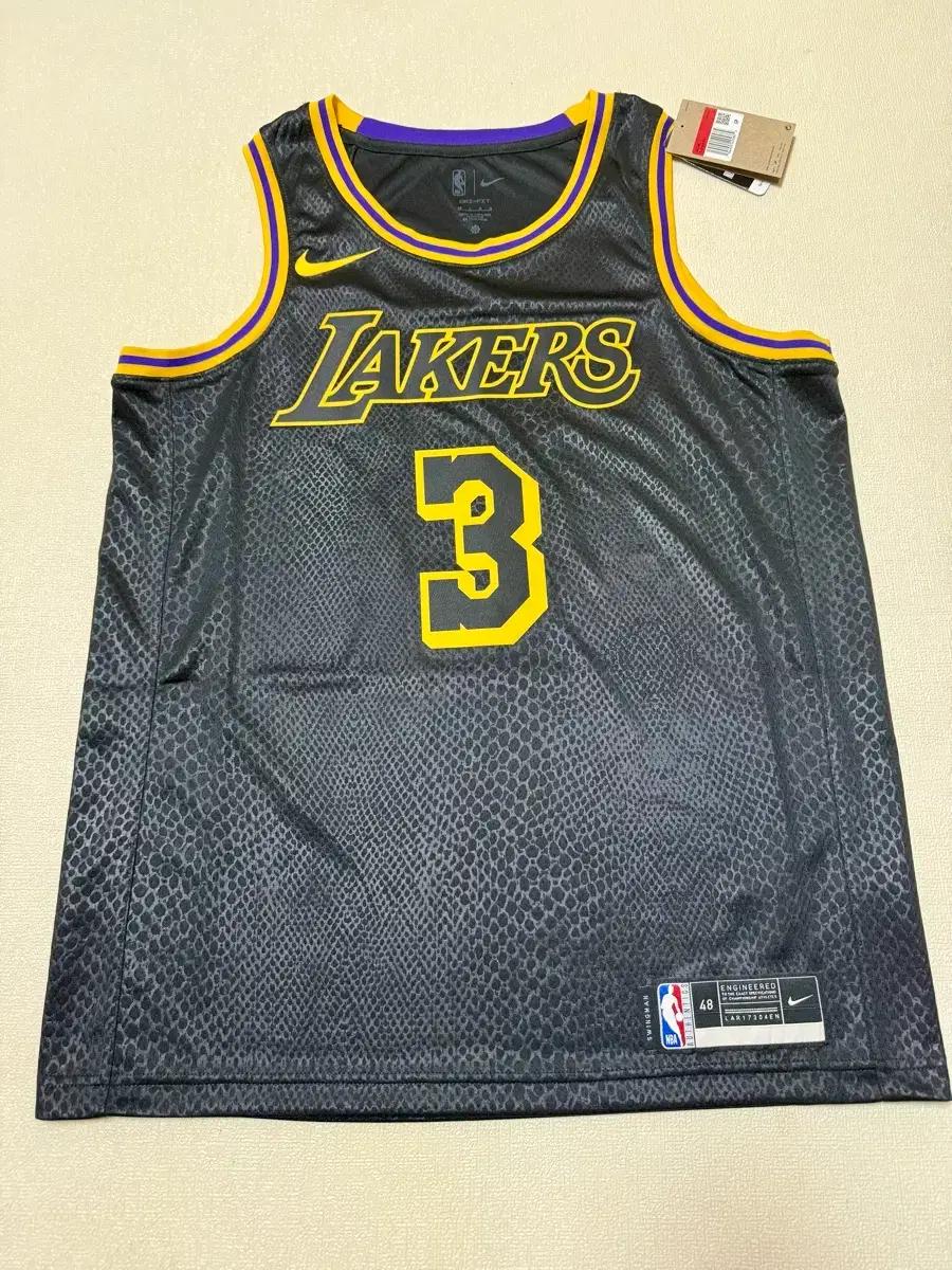 나이키 LA 레이커스 앤써니 데이비스 맘바 스윙맨 저지 (L/105)