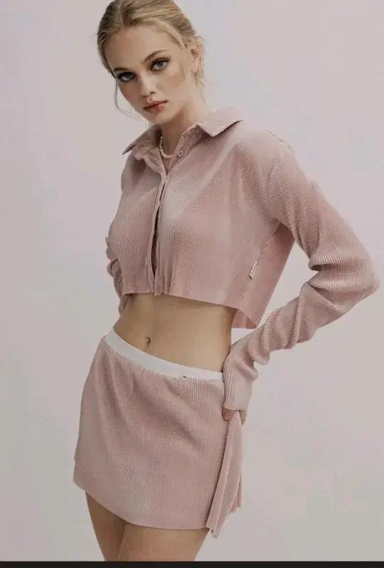 쓰리타임즈 플리츠 셋업