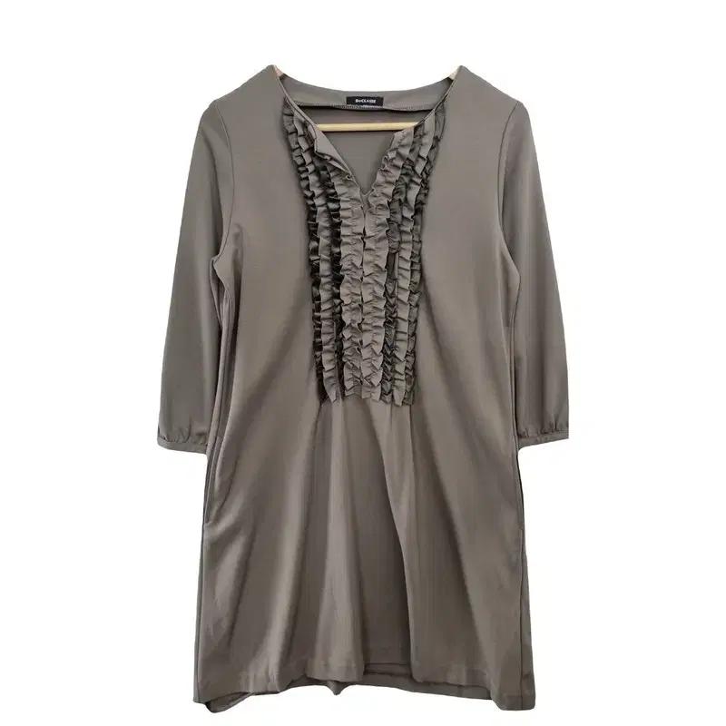 DOCLASSE 베이지 프릴 원피스 [M] 레트로 원피스 빈티지