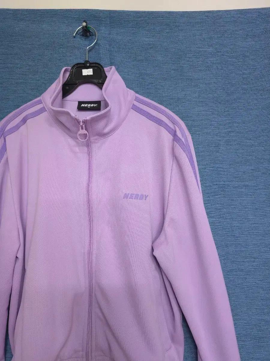 널디 퍼플 트랙탑 져지 M