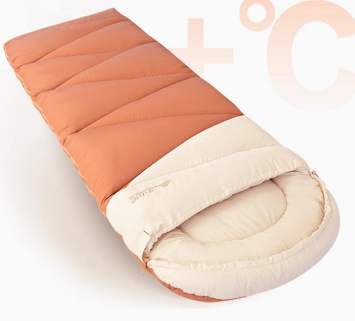 아웃도어 겨울침낭1인용 캠핑침낭 두툼한 방한 보온 휴대용 동계침낭2kg