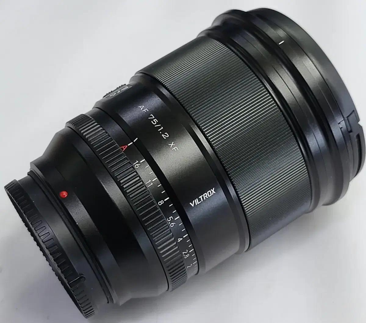 빌트록스 VILTROX 75mm f1.2 후지X용/신품급