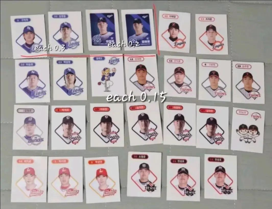 kbo 띠부실 , 카드