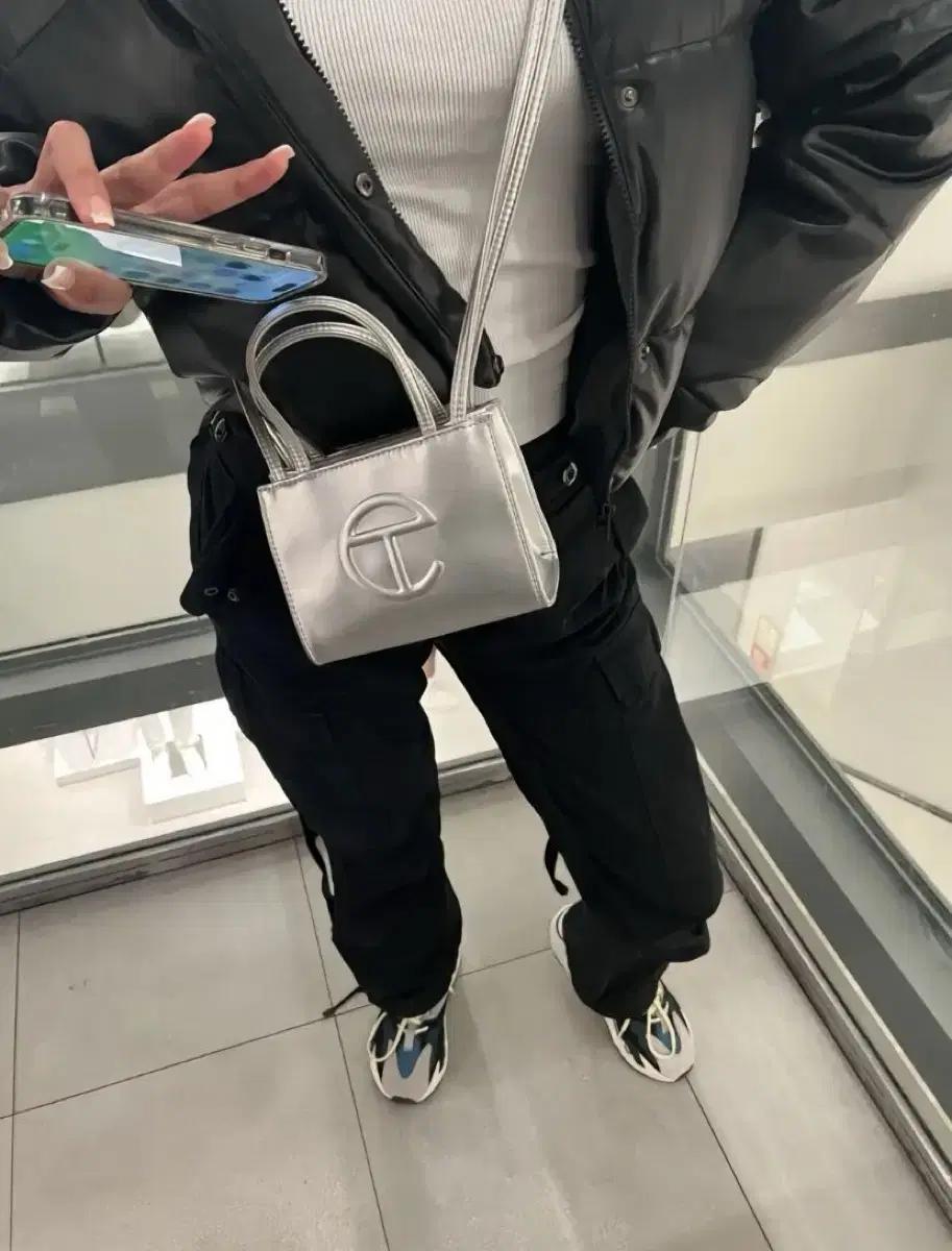 텔파 미니백팩 실버