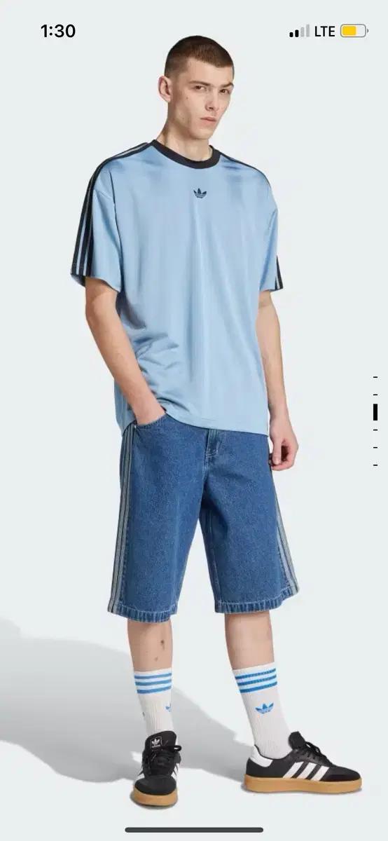 아디다스 자카드 저지 반팔