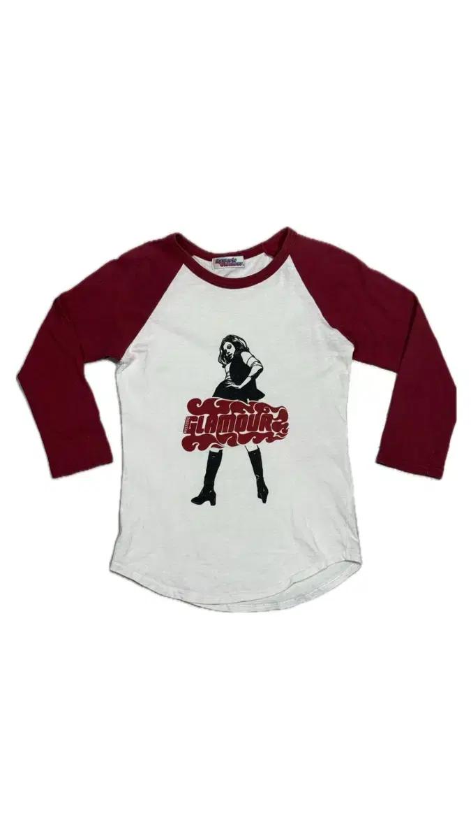 히스테릭 글래머 아카이브 라글란 롱슬리브 티셔츠