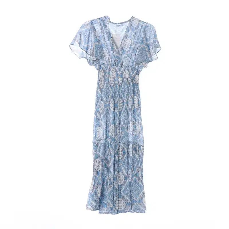 VALLEY GIRL 밸리걸 라이트 블루 롱 원피스 | 여 F