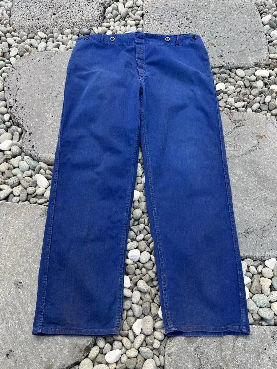 (38인치)FADED VINTAGE WASHING 헤링본프렌치워크팬츠