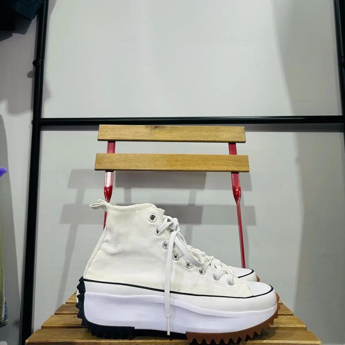 265) 컨버스 운동화 남성 남자 신발 런스타 하이크 화이트