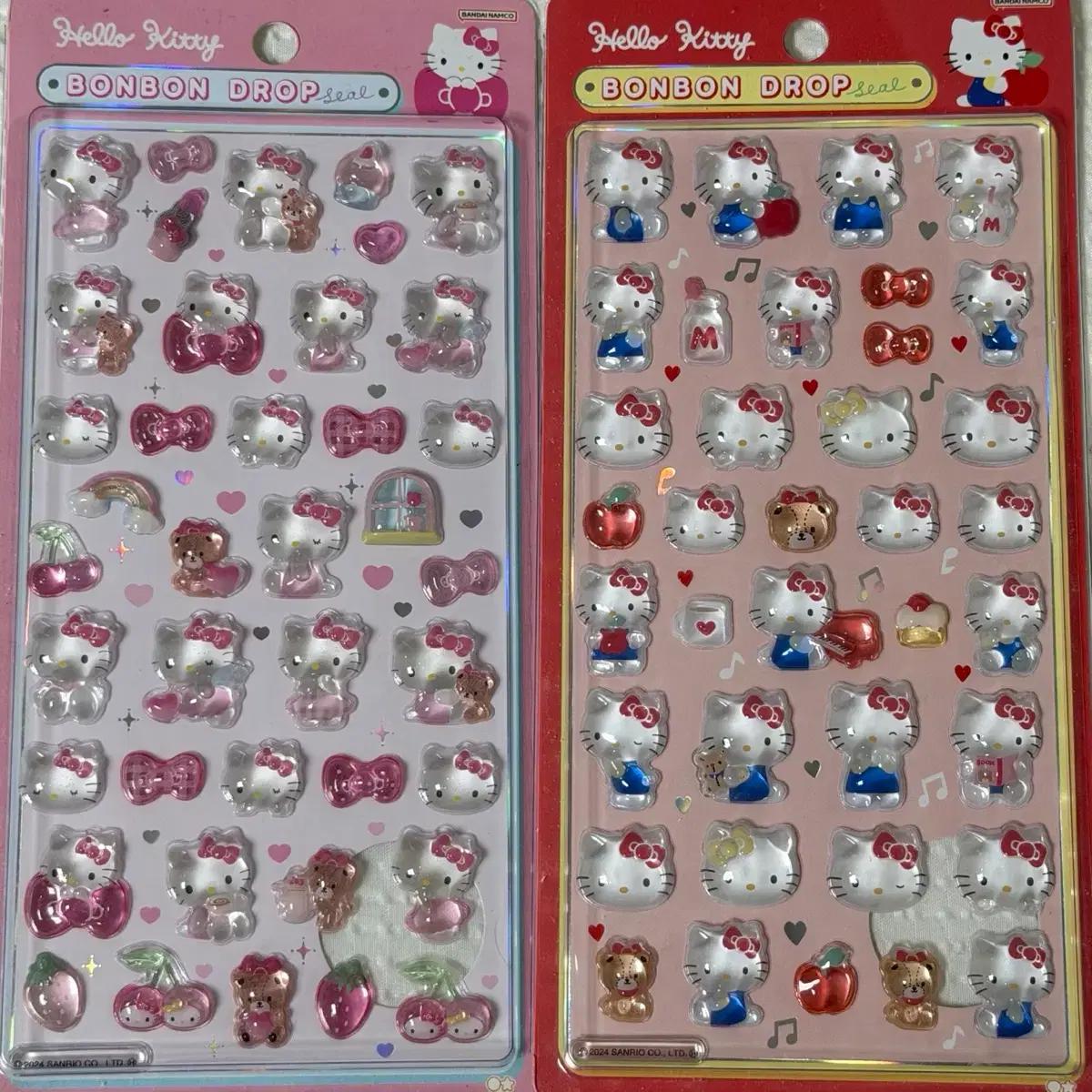 산리오 3D BONBON DROP 봉봉드롭 입체 스티커
