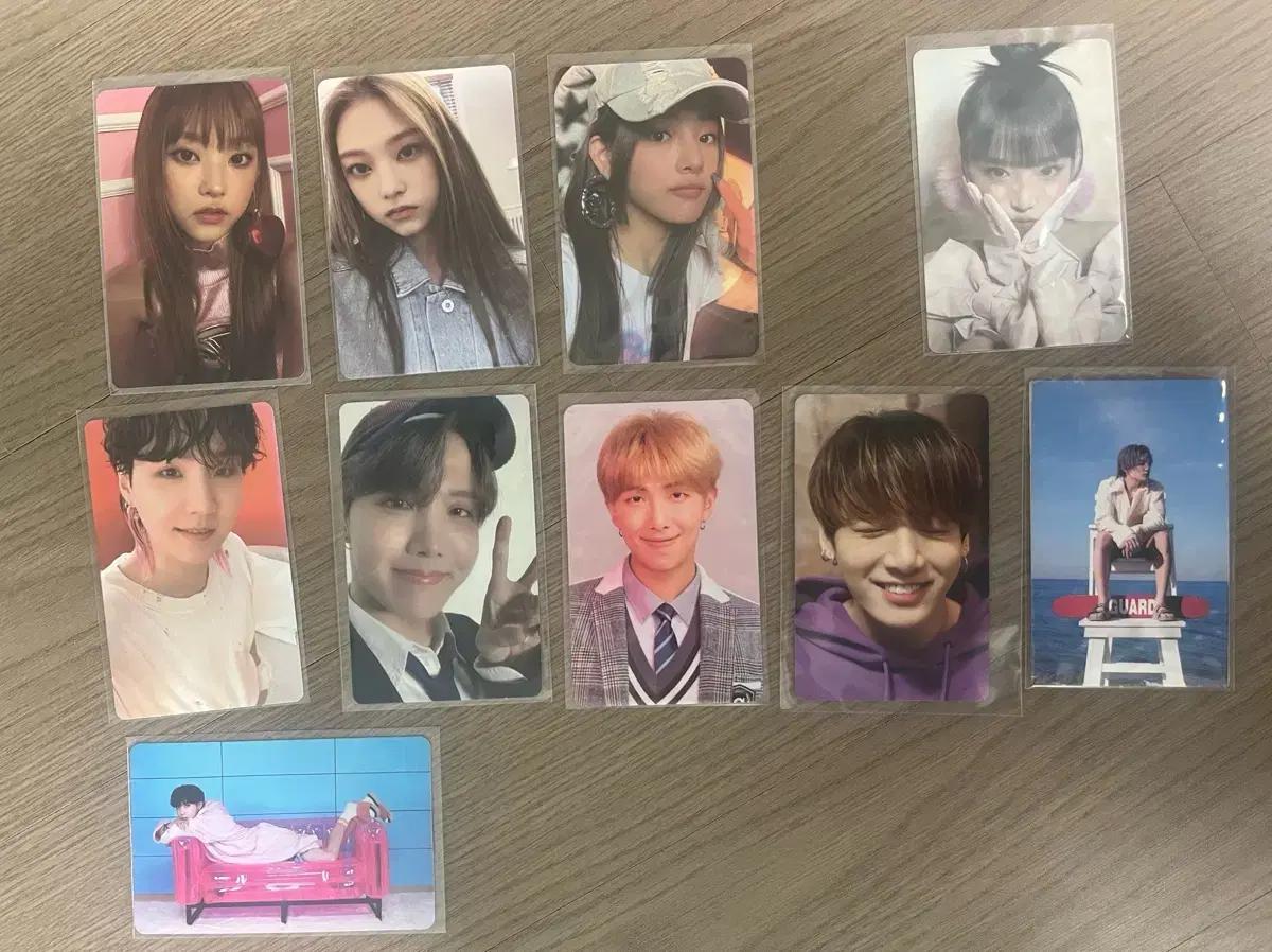 방탄소년단 뉴진스 최예나 포카