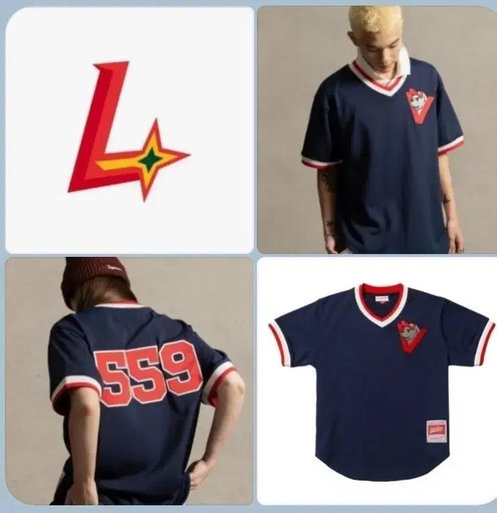 SSG랜더스 X M&N Navy티셔츠 야구복