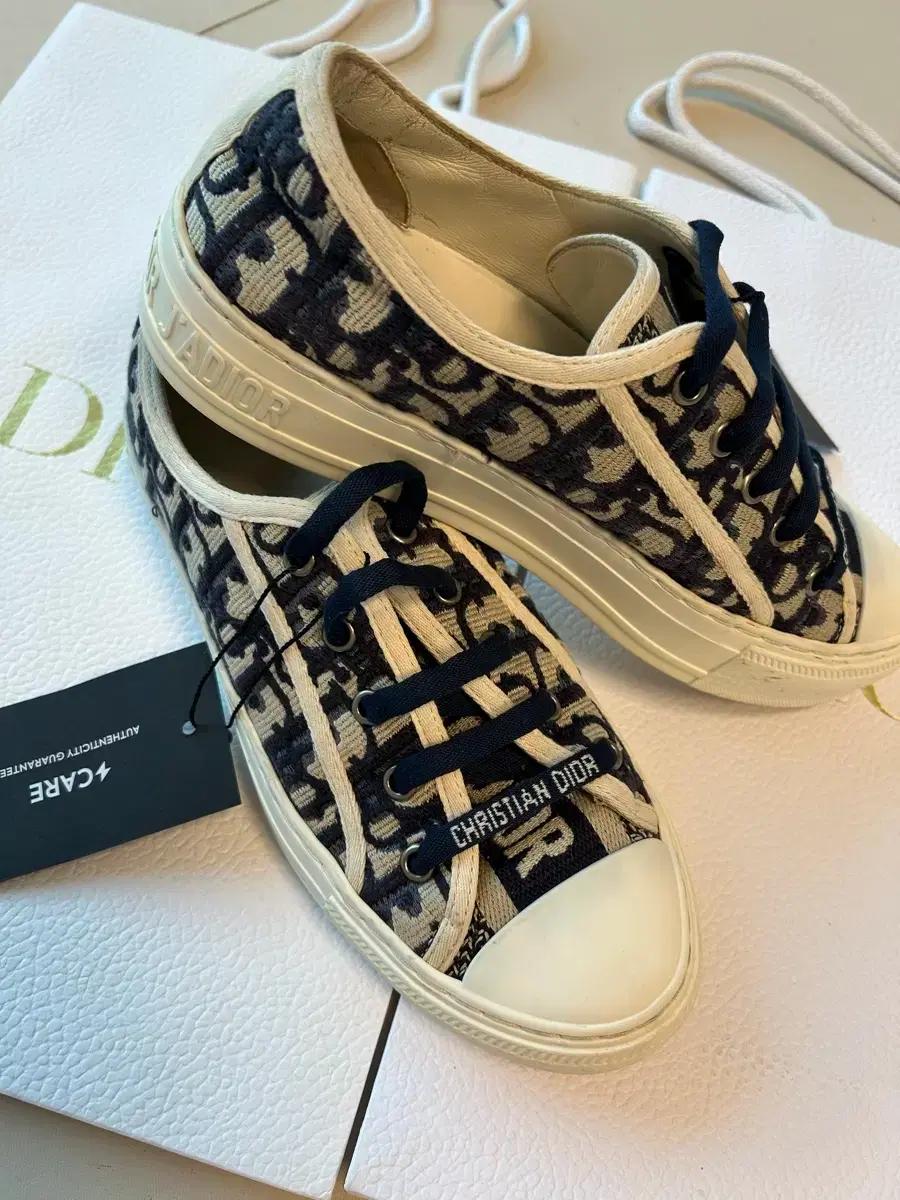 디올 DIOR 오블리크 스니커즈 36.5 디올운동화.디올스니커즈.