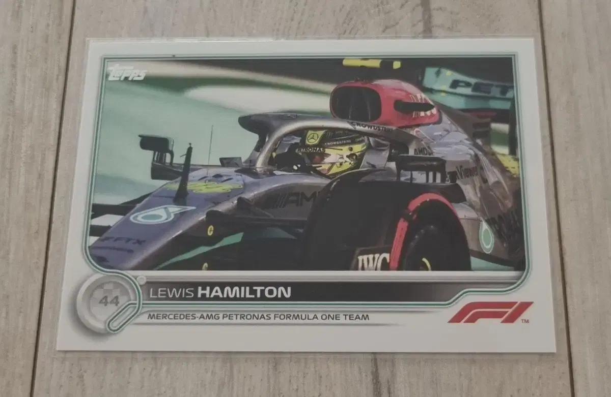2022 F1 탑스 루이스 해밀턴 카드