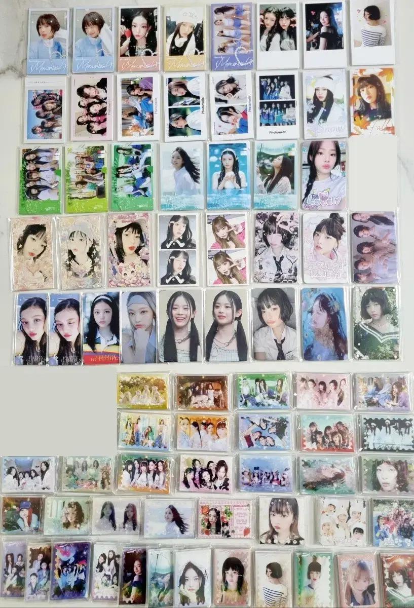 (5배) 뉴진스 비공굿 랜박 포카 스티커 판스 떡메