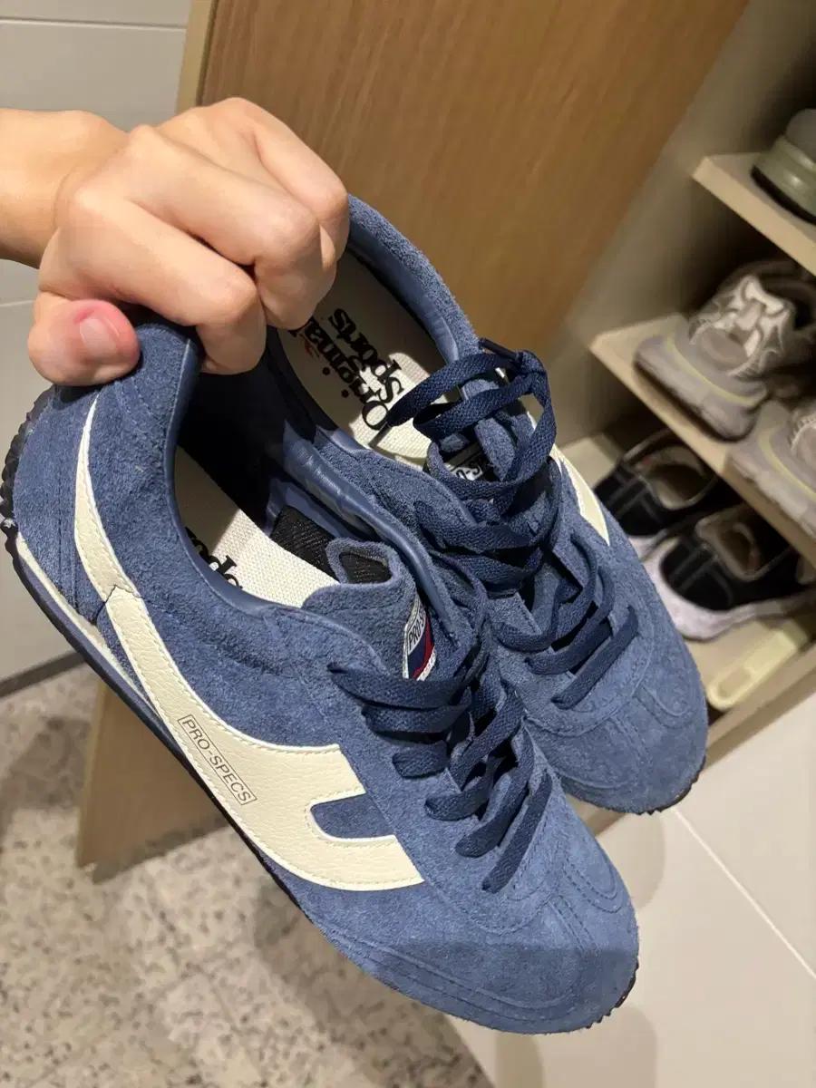 (1회착) 오리지널스포츠 마라톤 110 네이비 270 푸마 오니츠카